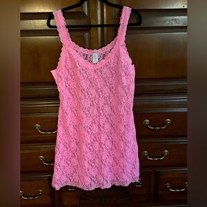 Hanky Panky Pink Lace Chemise 1X NWOT